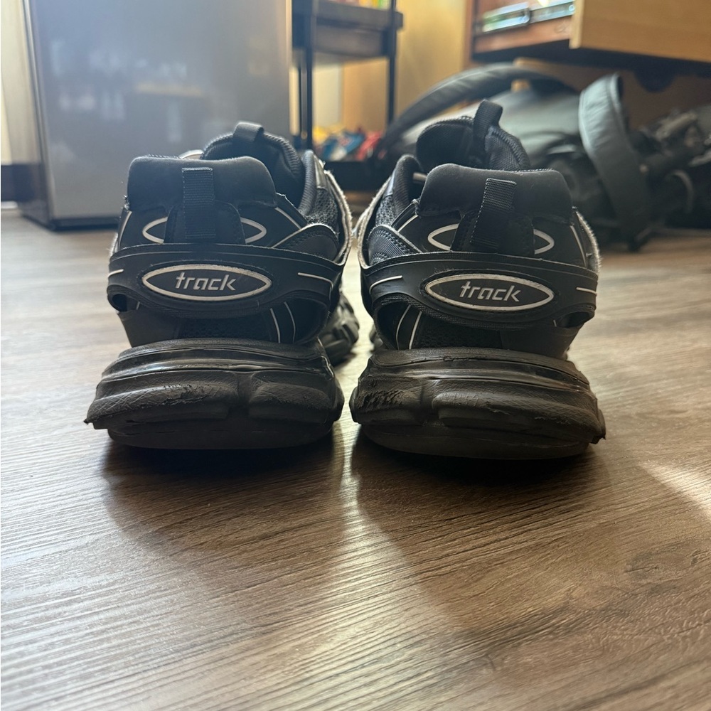 Balenciaga Monochrome Trail Sneakers - Picture 3 of 6